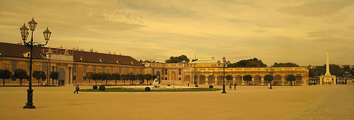 Schönbrunn Fasadennetz