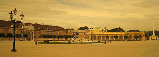 Projekt Fassadennetz Schloss Schönbrunnn